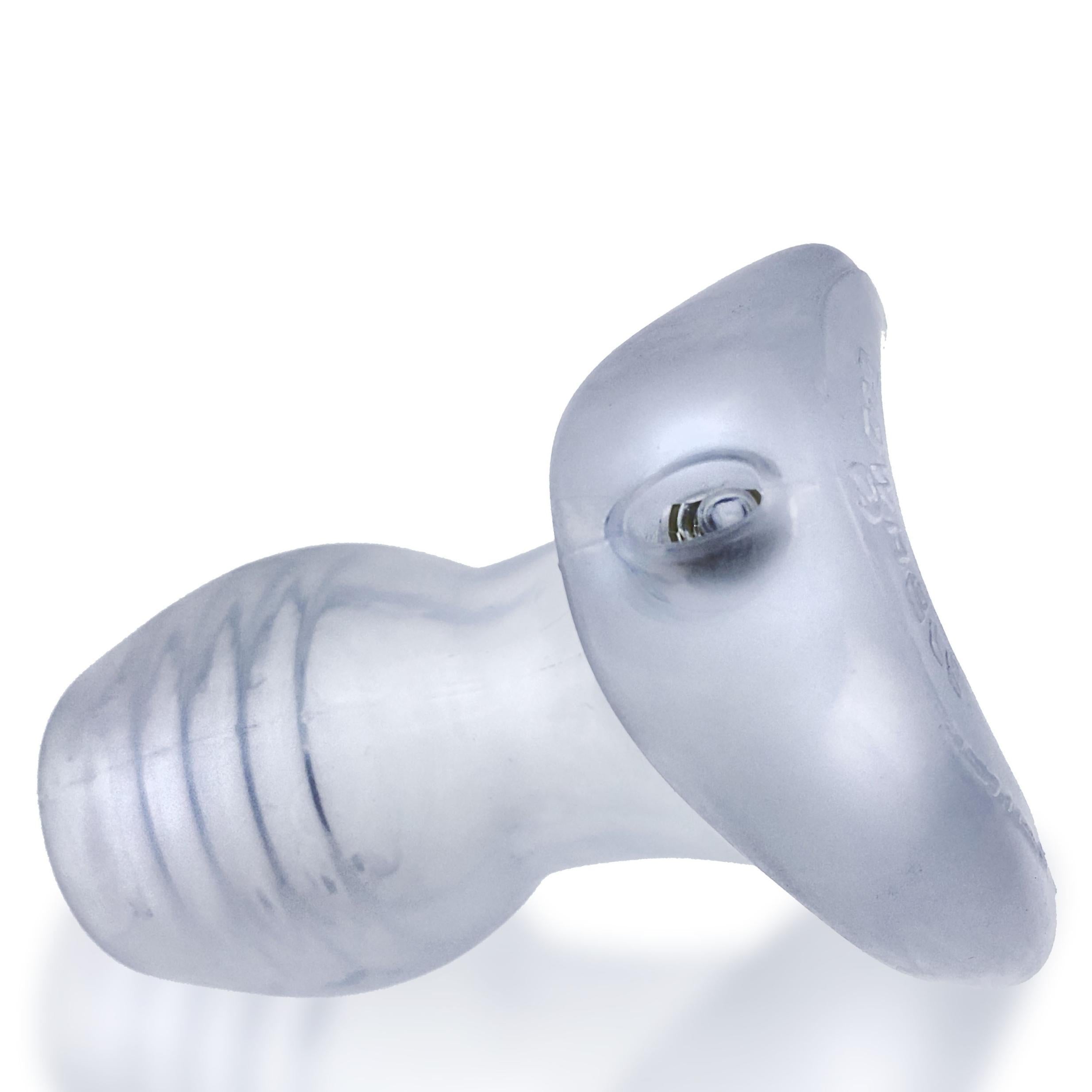 Glowhole-2 Buttplug W/ Led Insert Large Clear Frost