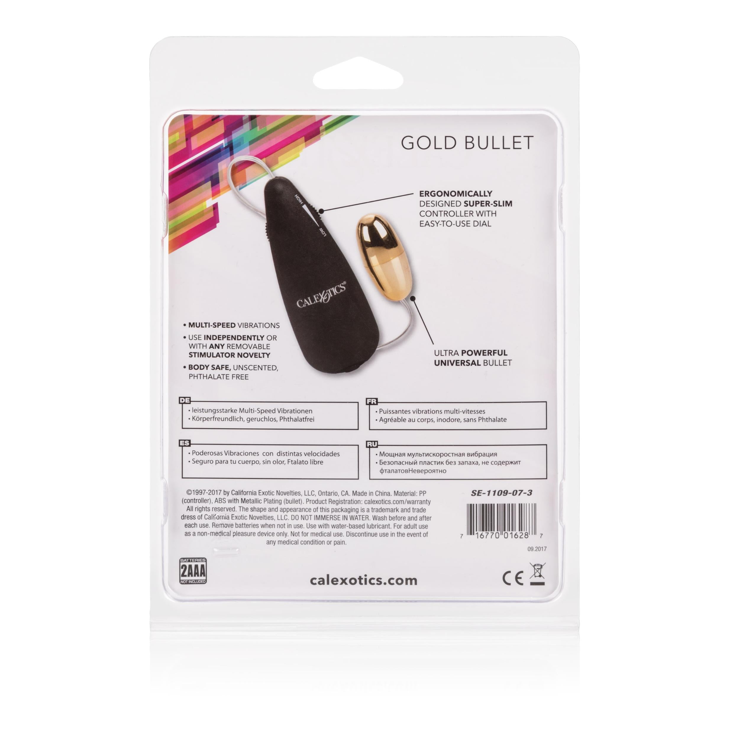 Golden Touch With our Super Vibrating Bullet