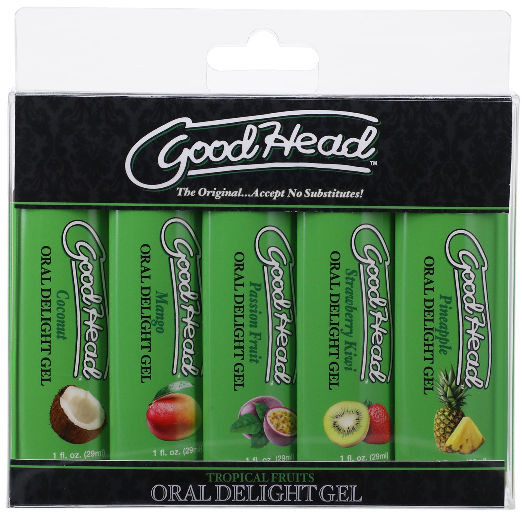 Goodhead - Oral Delight Gel - - 5 Pack Tropical Fruits