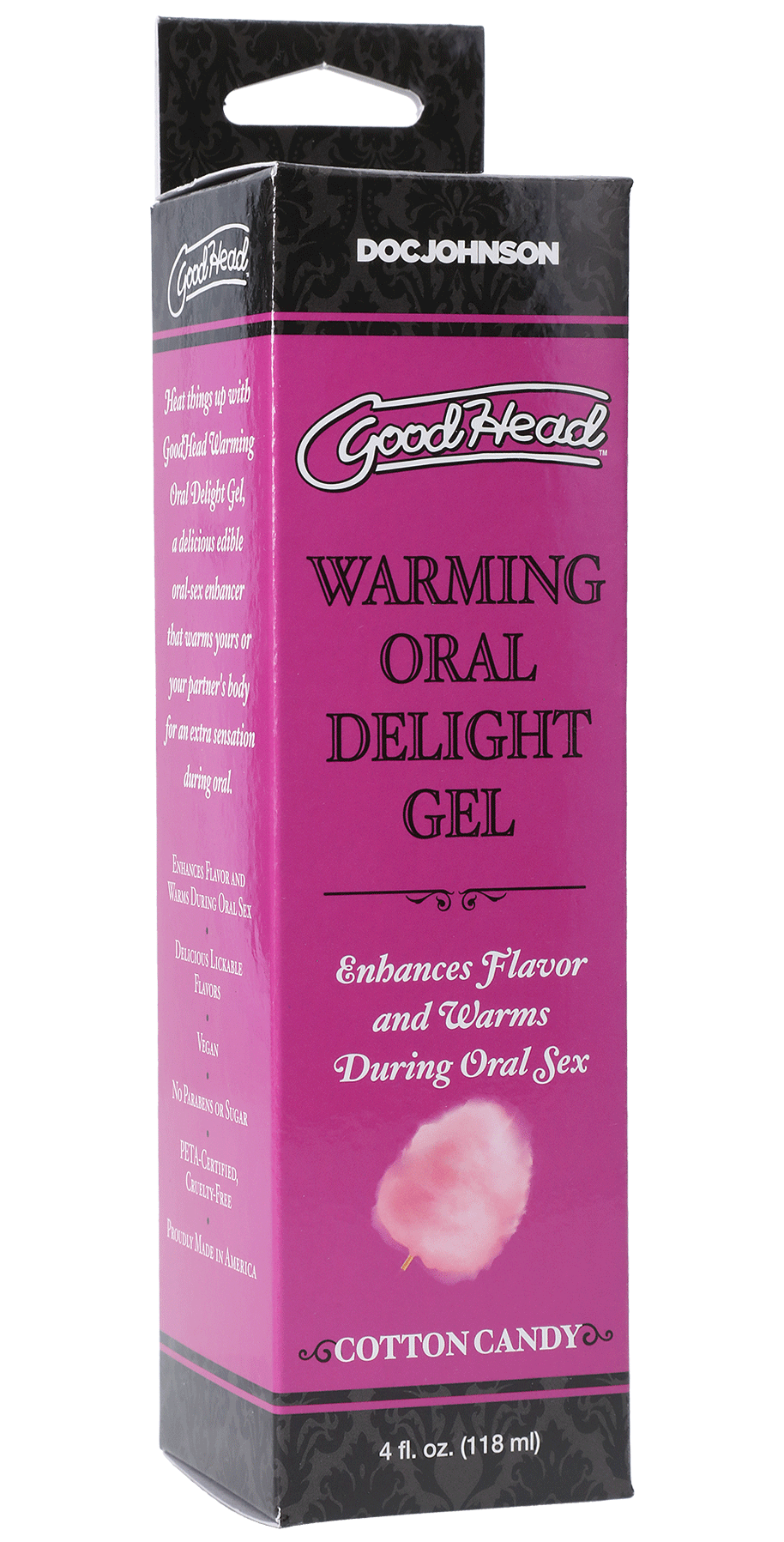 Goodhead - Warming Oral Delight Gel - - 4 Fl. Oz. Cotton Candy