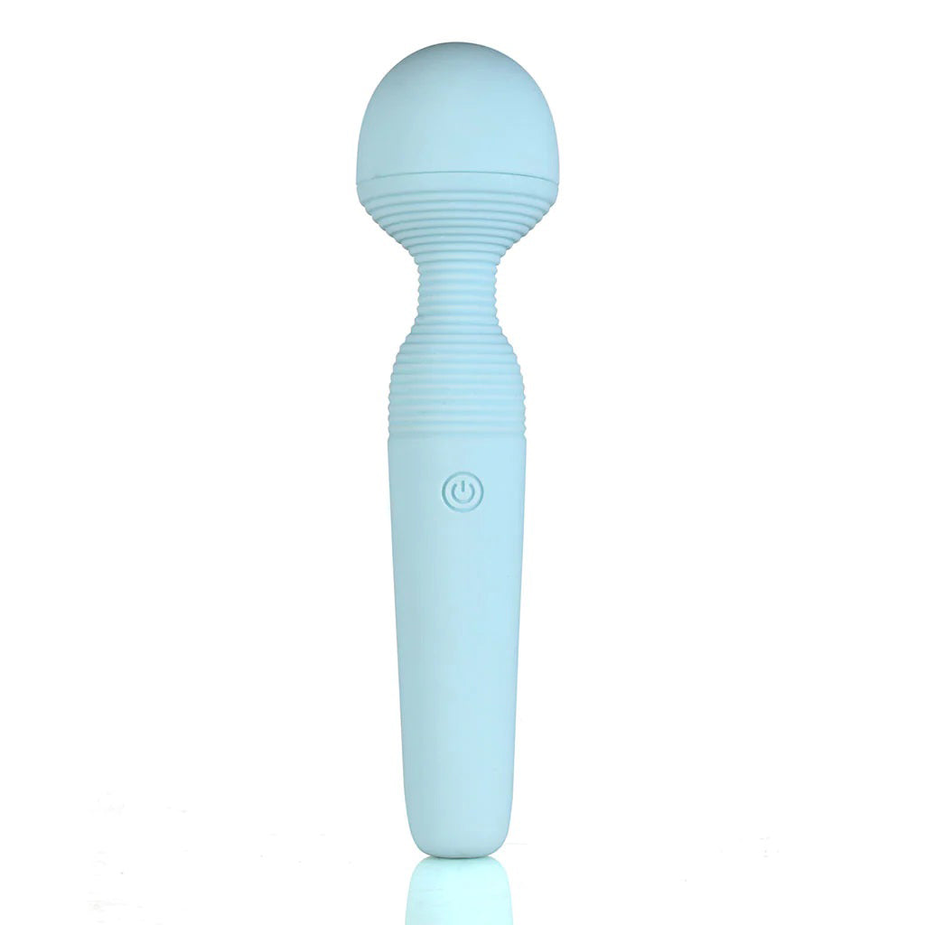 Grace Bendable Vibrating Pleasure Wand - Blue