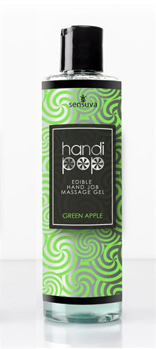 Handi Pop Handjob Massage Gel - - 4.2 Oz. Green Apple