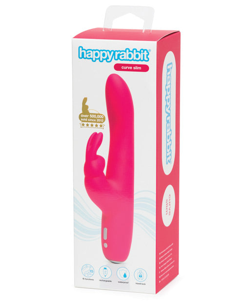 Happy Rabbit Slimline Curve - Pink Vibrator