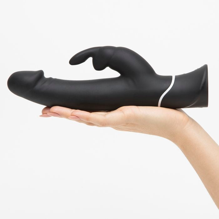 Happy Rabbit Vibrator Realistic Black Usb Rechargeable