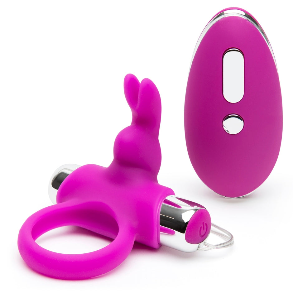 Happy Rabbit Vibrator Remote Control Cock Ring Purple