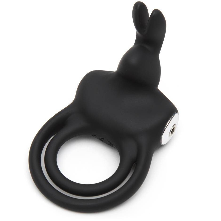 Happy Rabbit Vibrator Stimulating Usb Rechargeable Cock Ring Black