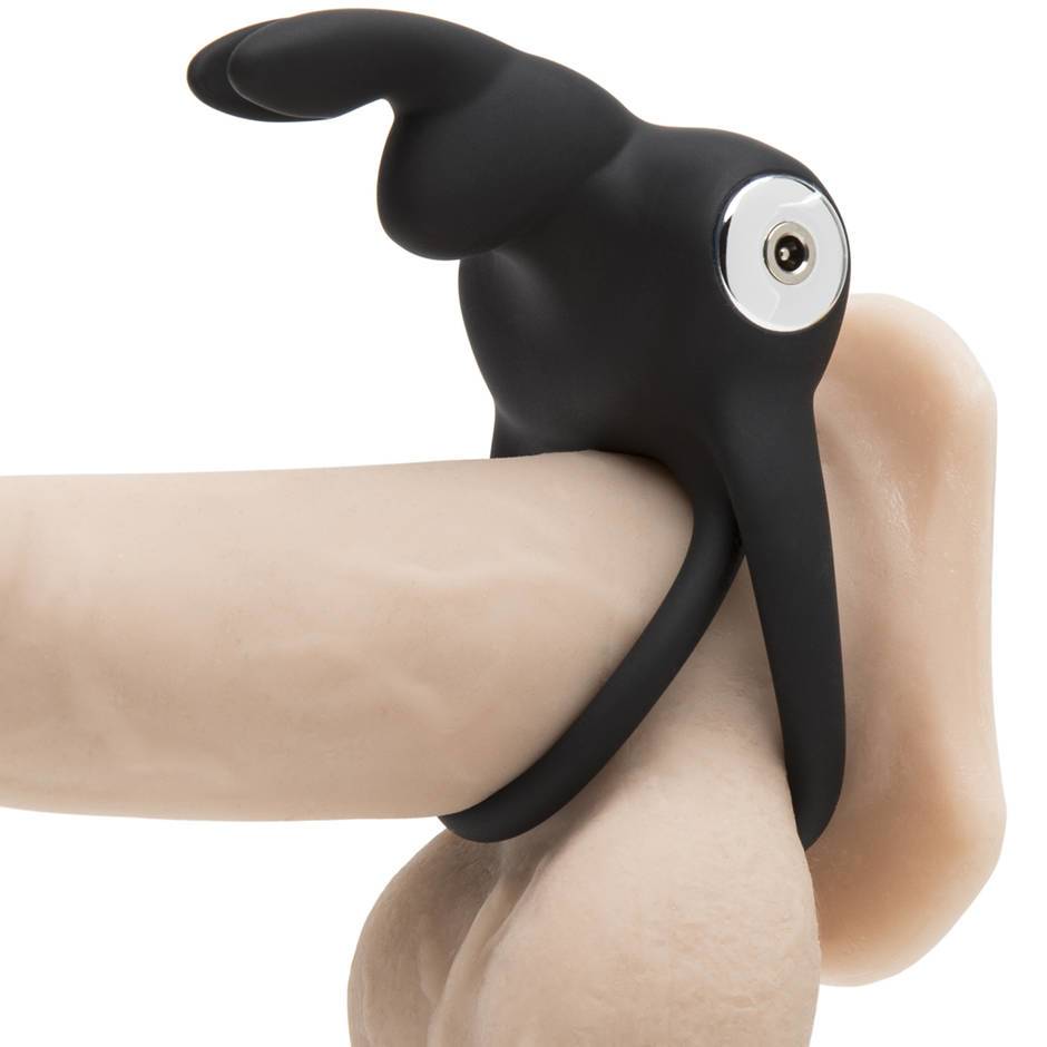 Happy Rabbit Vibrator Stimulating Usb Rechargeable Cock Ring Black