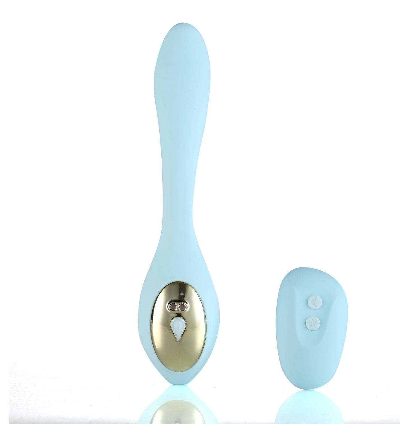 Harmonie Rechargeable Remote Silicone Bendable Vibrator Teal