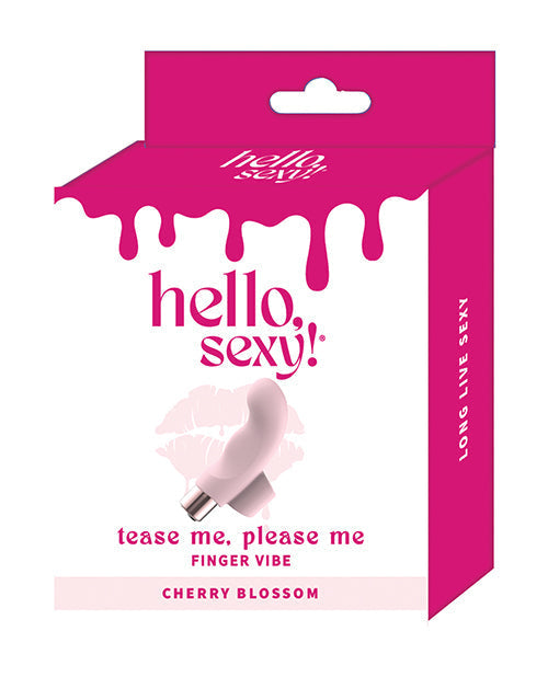 Hello Sexy! Tease Me, Please Me Finger Vibrator Cherry Blossom