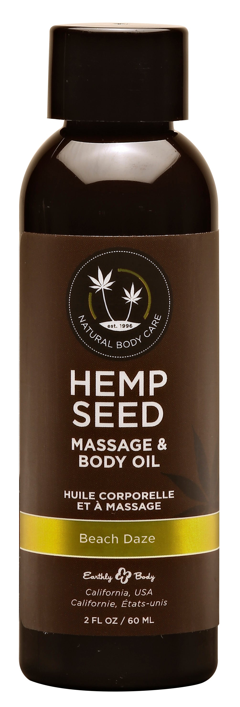 Hemp Seed Massage and Body Oil - Beach Daze 2 Fl. Oz/ 60ml