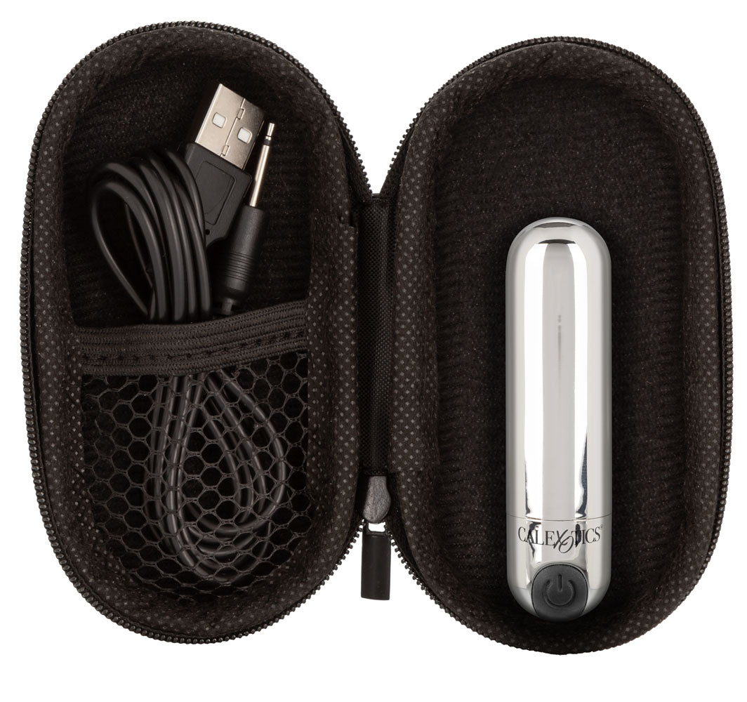 Hideaway Bullet Your Ultimate Travel Companion Rechargeable Silver