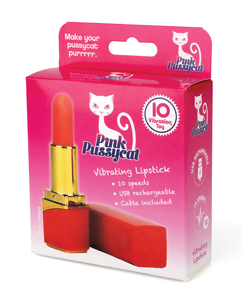 High Sensuality of Pink Pussycat Vibrating Lipstick