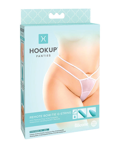 Hookup Panties Bow Tie G-string Extra Large/XXL