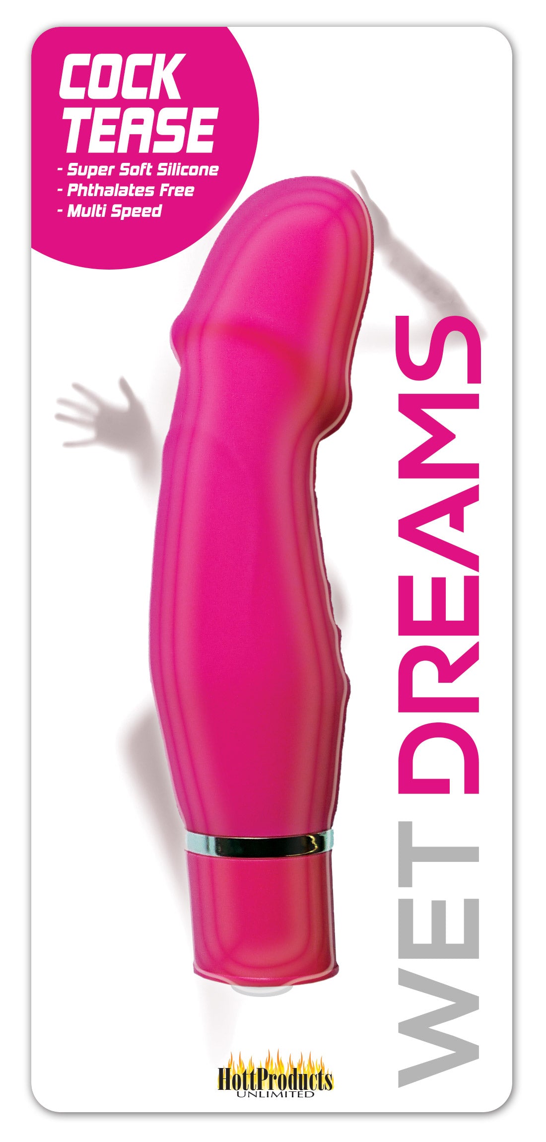 HOTT Products Cock Tease Vibrator - Pink