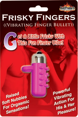 Hott Products - Frisky Fingers Magenta Finger Vibrator Magenta