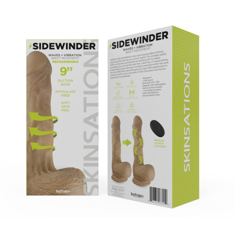 HOTT Products Skintastics Sidewinder Vibrating Dildo