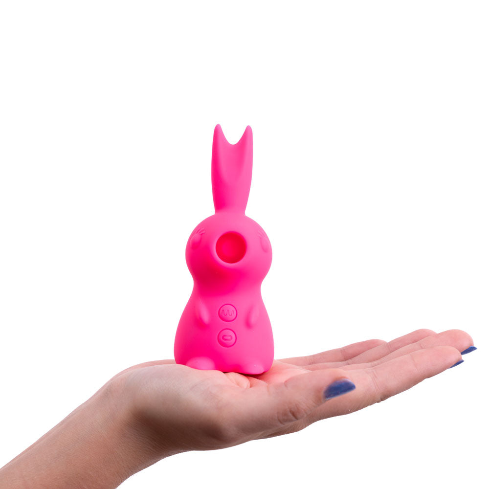 Hunni Bunny Shaped Suction Vibrator | ThatMood Hunni Bunny Shaped Suction Vibrator | ThatMood