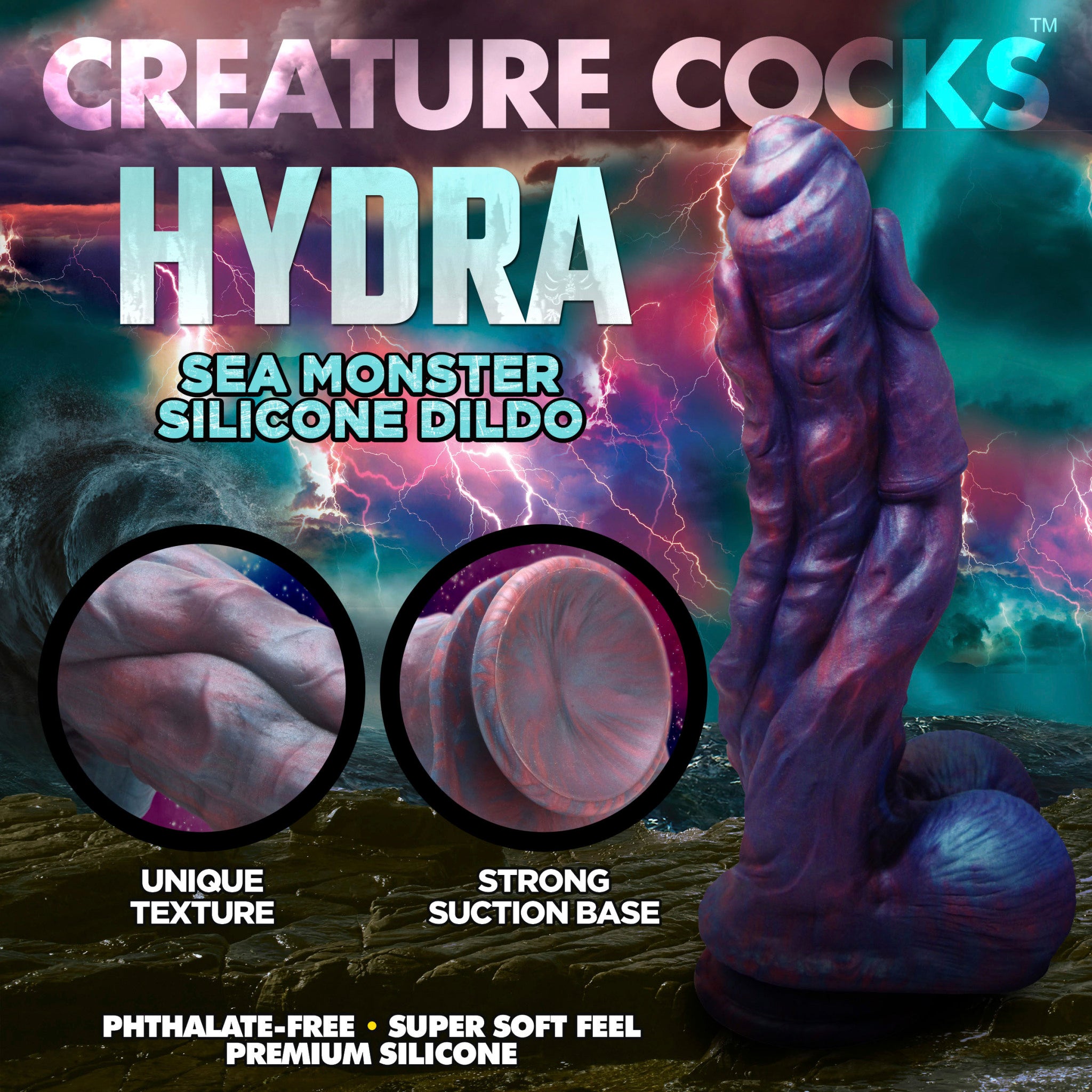 Hydra Sea Monster Fantasy Dildo by Creative Cocks