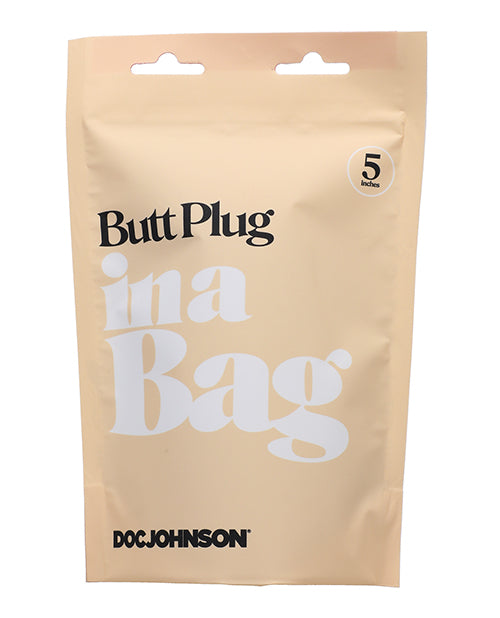 In A Bag Butt Plug - Black