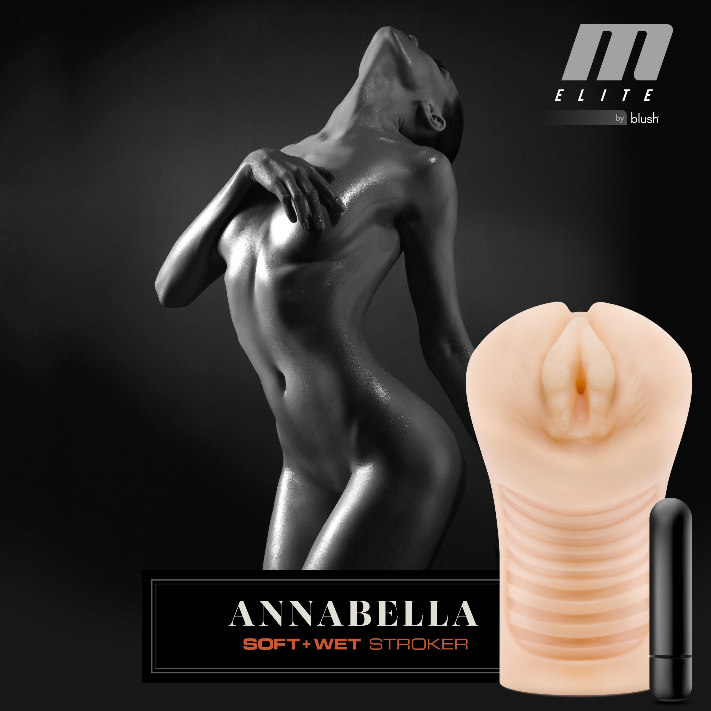 Indulge Your Fantasies W/ M Elite Soft & Wet Annabella Beige