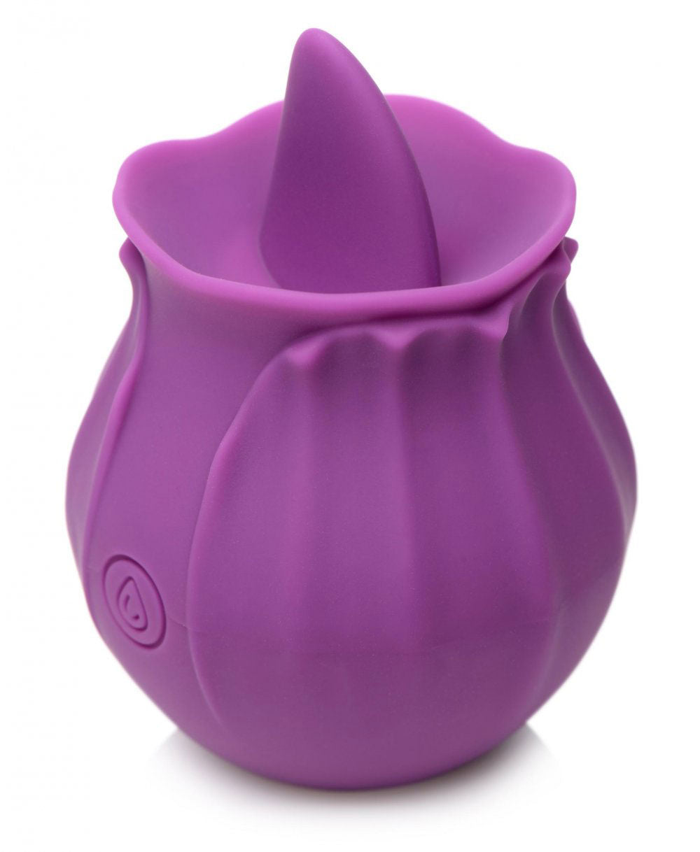 Inmi Bloomgasm Wild Violet 10x Licking Stimulator - Purple