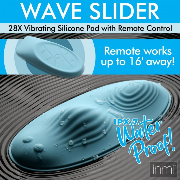 Inmi Wave Slider - Vibrating Silicone Pad (XR Brands)