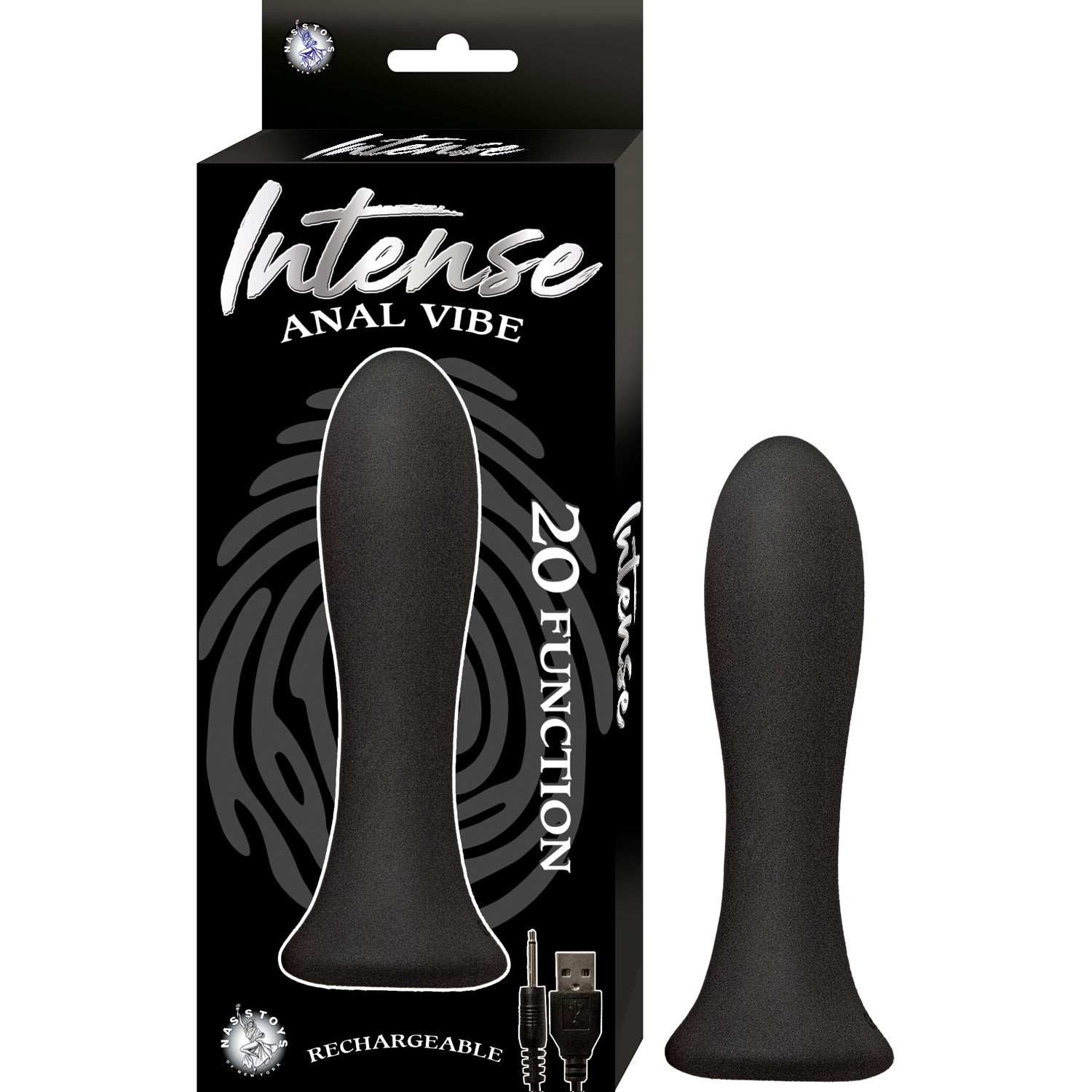 Intense Anal Vibrator Black