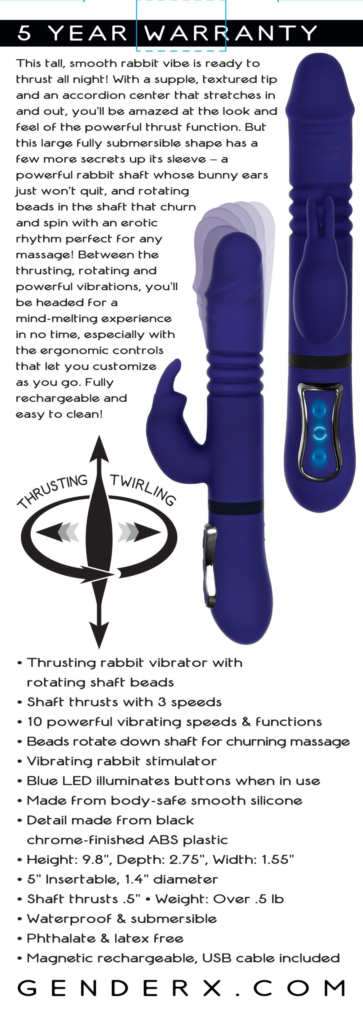 Intense pleasure awaits with Evolved's Rabbit Vibrator