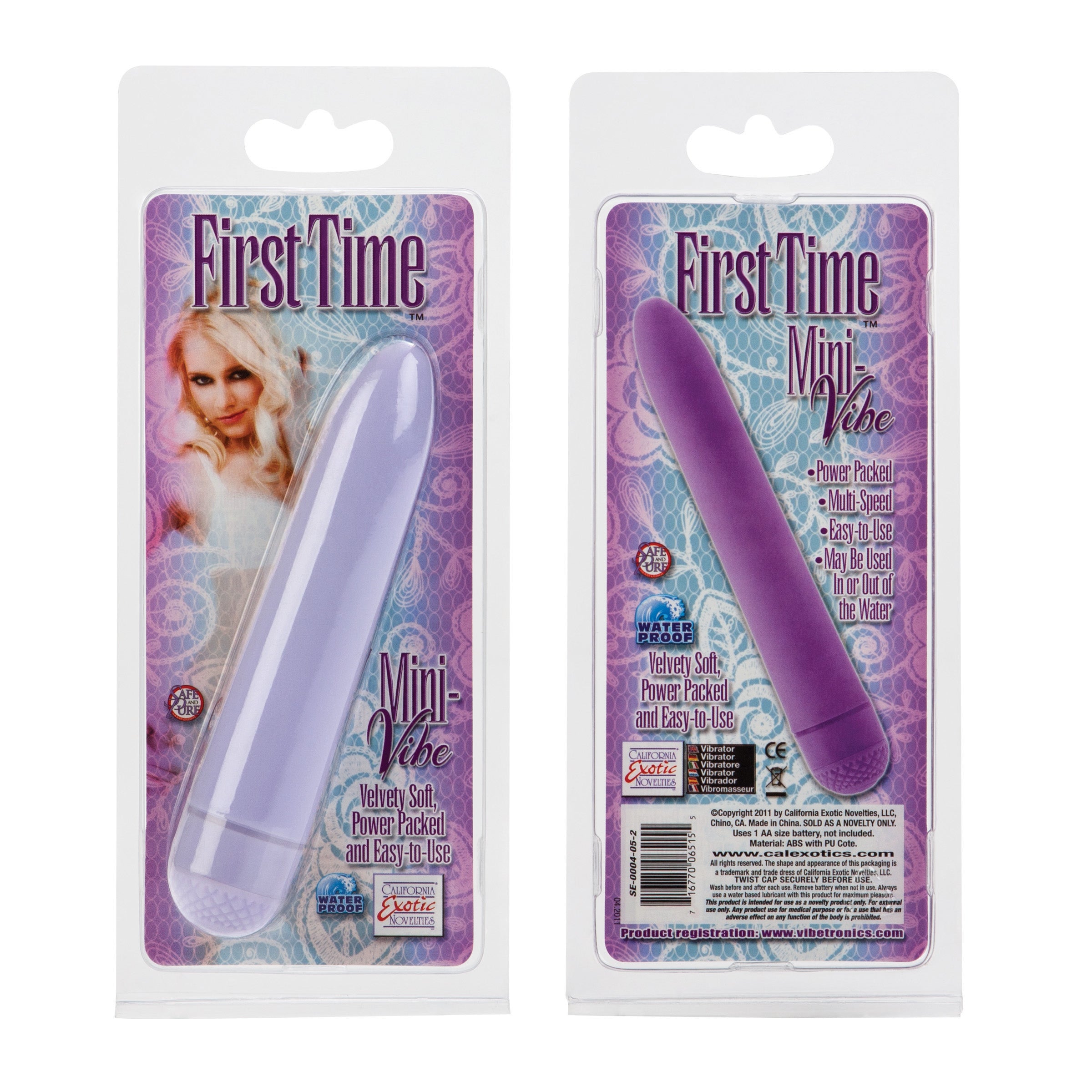 Intense Pleasure Mini Vibrator - CalExotics Purple