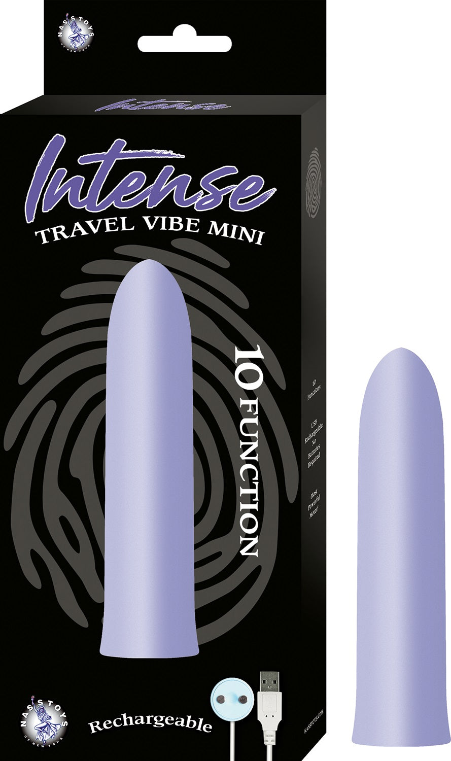 Intense Travel Vibrator Mini - Lavender by Nasstoys