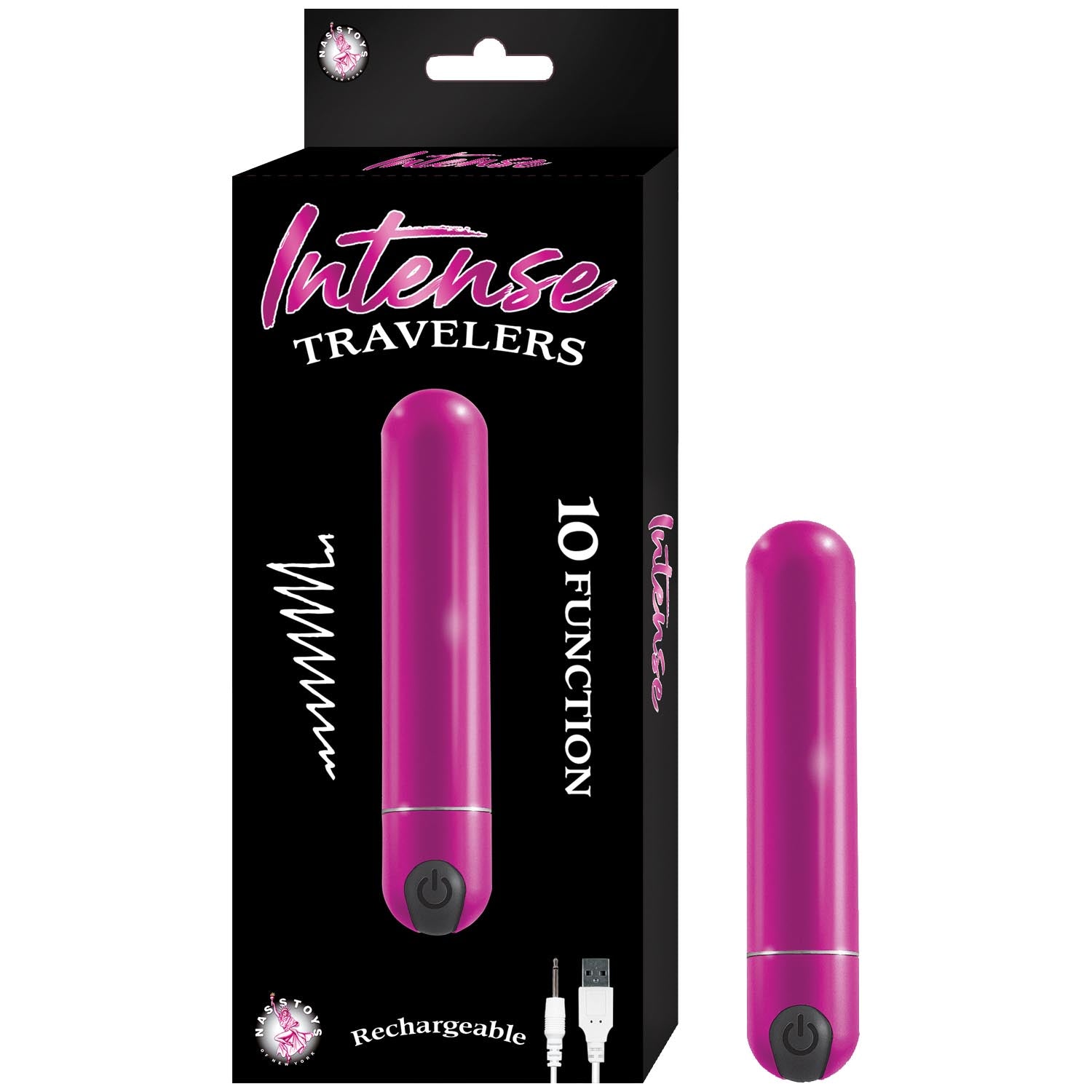 Intense Travelers Magenta Purple Bullet Vibrator Magenta