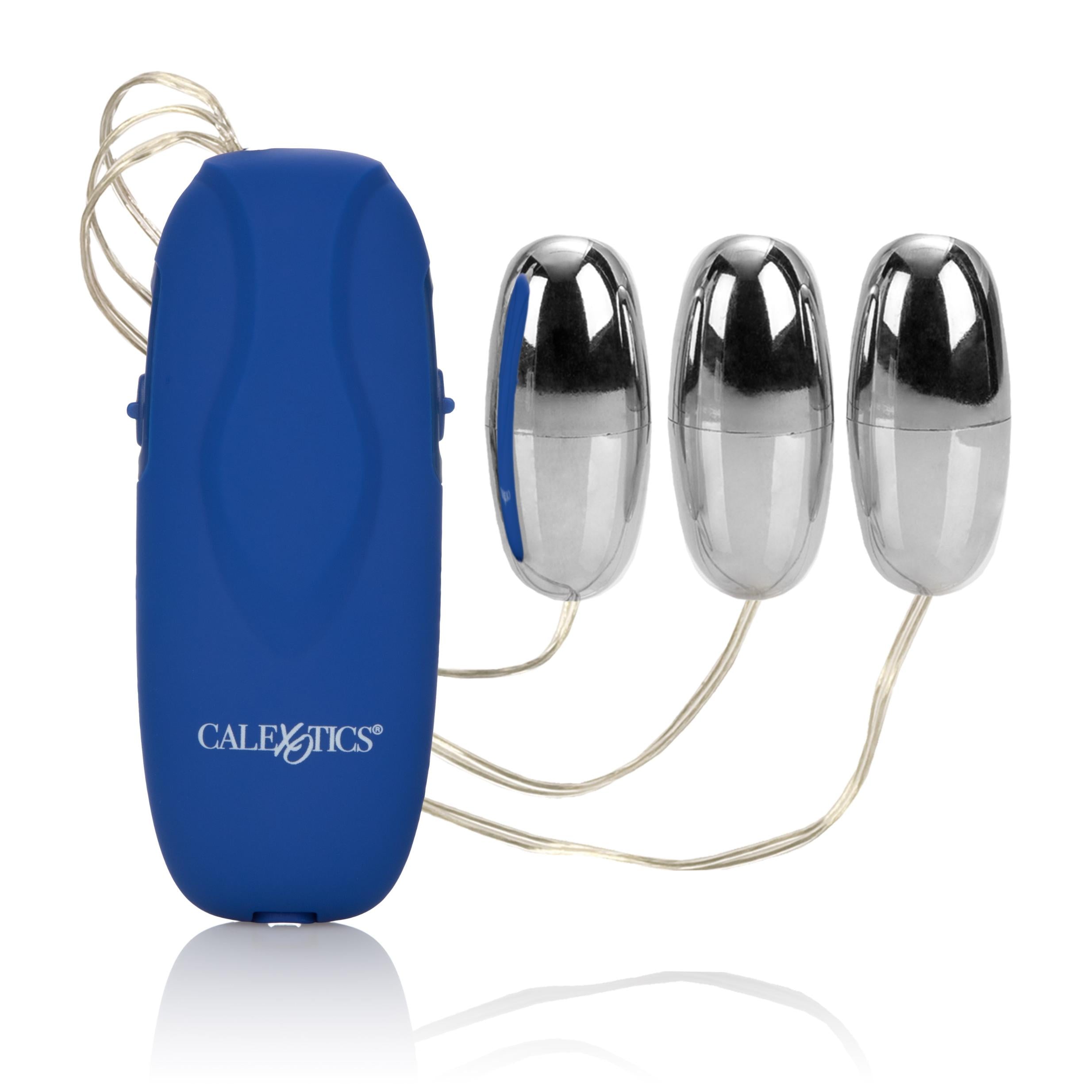 InterActive Power Pack With Triple Vibrating Bullets Silver