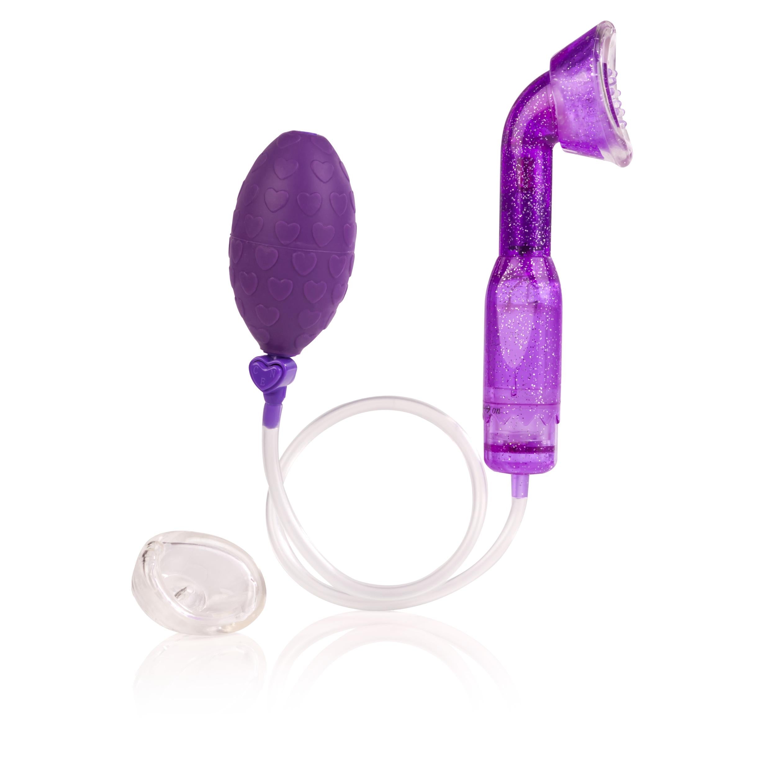 Intimate Contour Clitoral Pump Stimulator in Silicone in Purple Purple