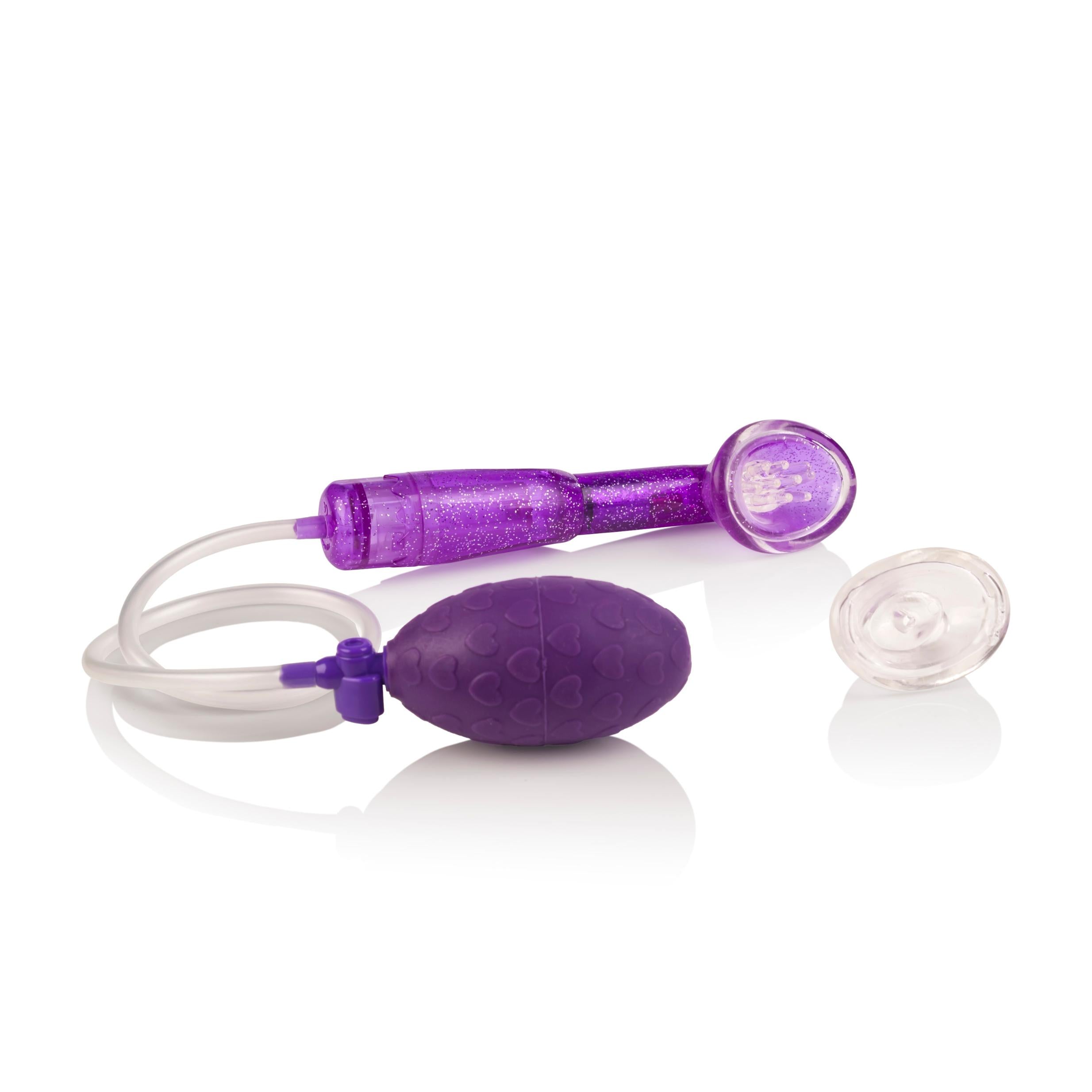 Intimate Contour Clitoral Pump Stimulator in Silicone in Purple Purple