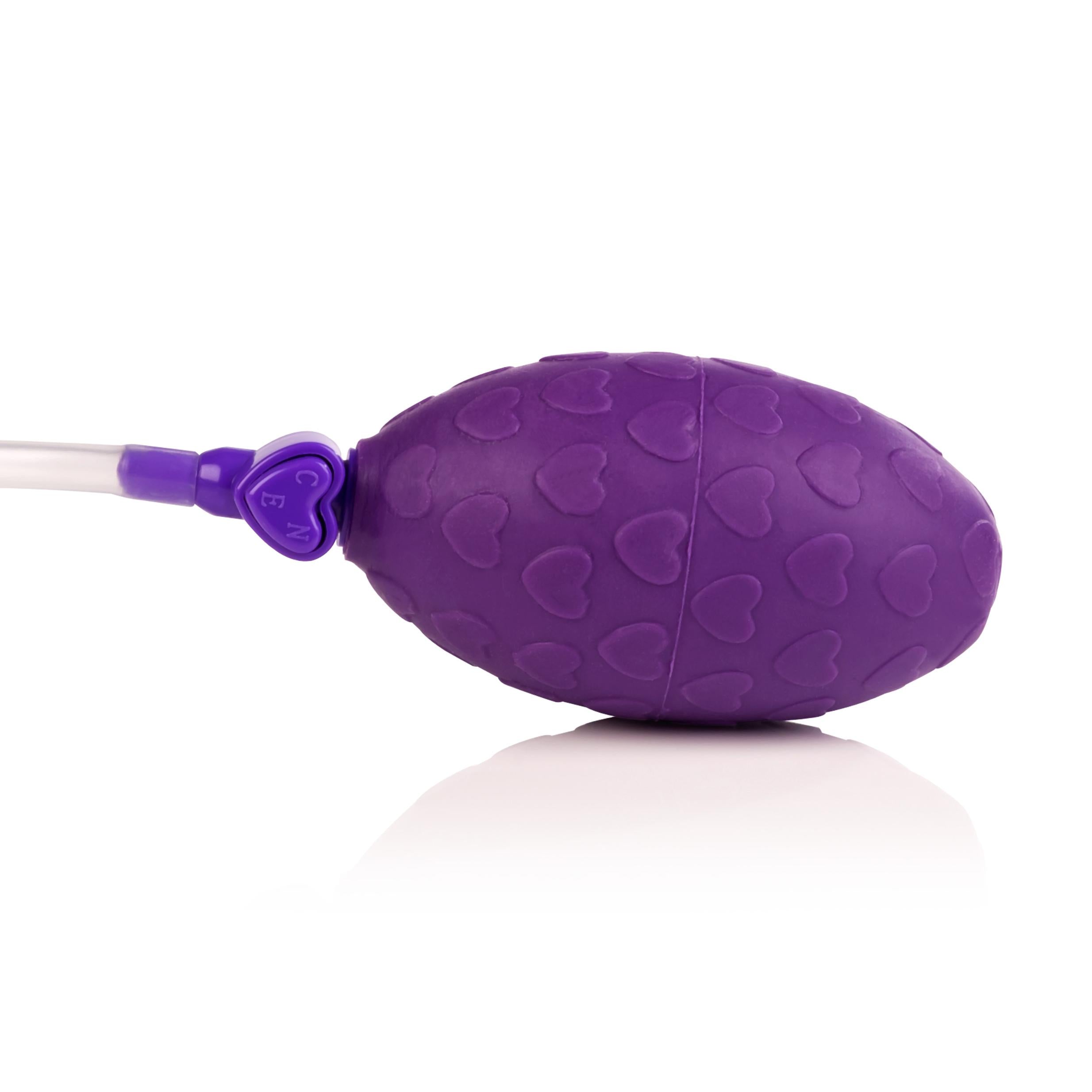 Intimate Contour Clitoral Pump Stimulator in Silicone in Purple Purple