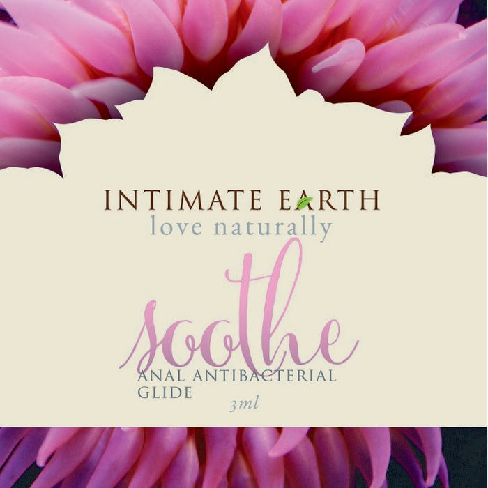 Intimate Earth Soothe Anal Anti Bacterial Glide Foil Pack 3ml (eaches)