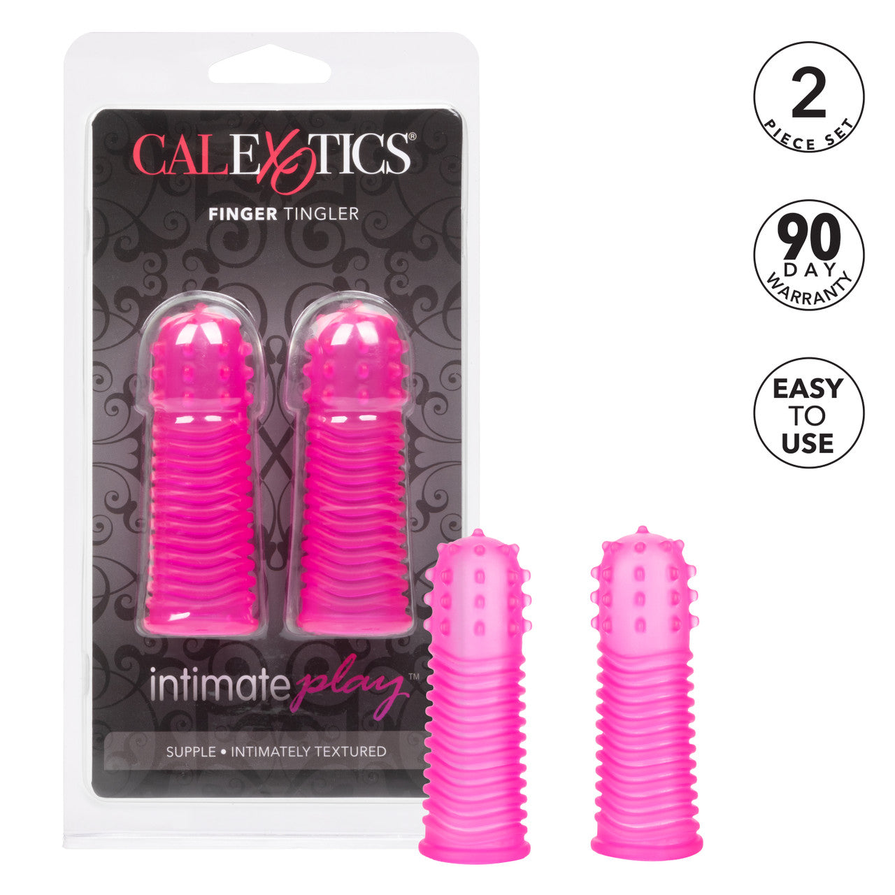 Intimate Play Finger Tingler Sleeves Pink