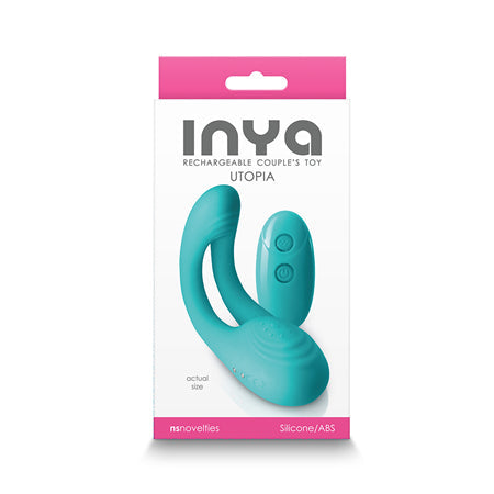 INYA Utopia Rechargeable Couple's Vibrator - Teal