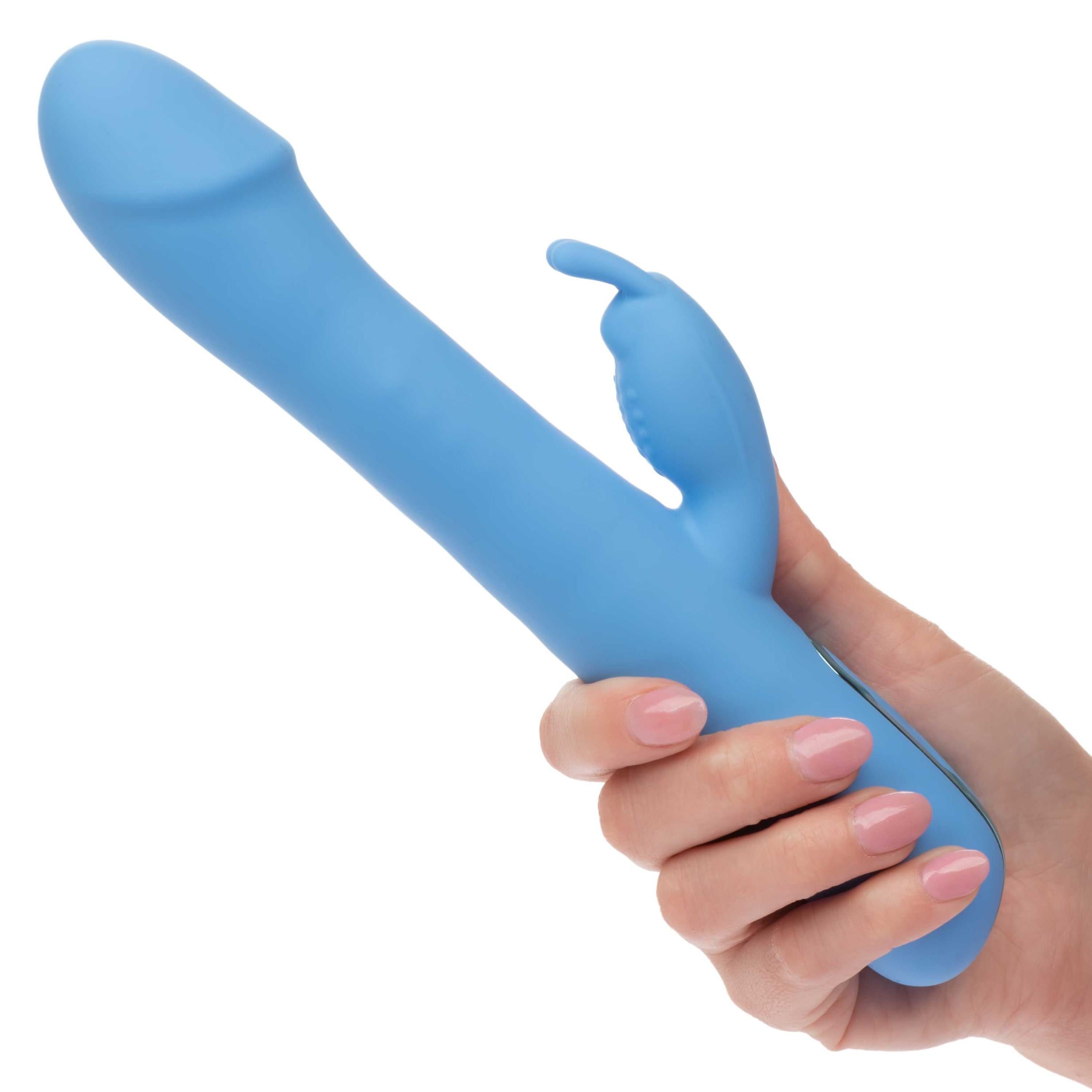 Jack Rabbit Vibrator Elite Rotating Rabbit Vibrator - Blue