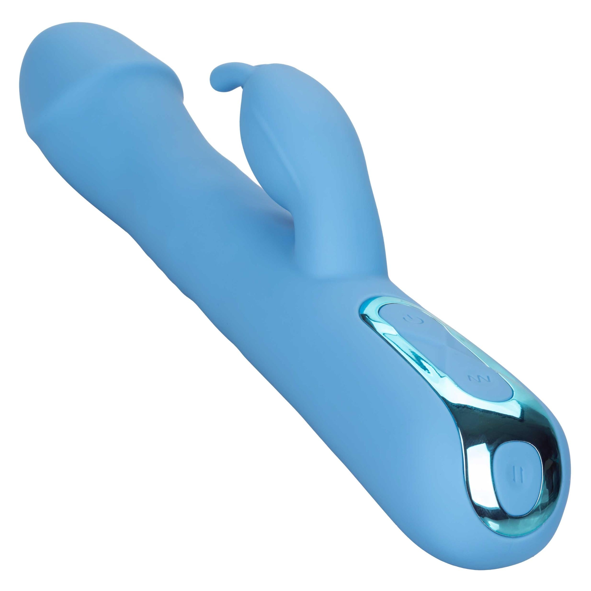 Jack Rabbit Vibrator Elite Rotating Rabbit Vibrator - Blue