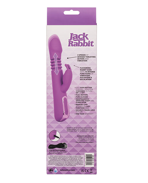 Jack Rabbit Vibrator Elite Thrusting Rabbit Vibrator