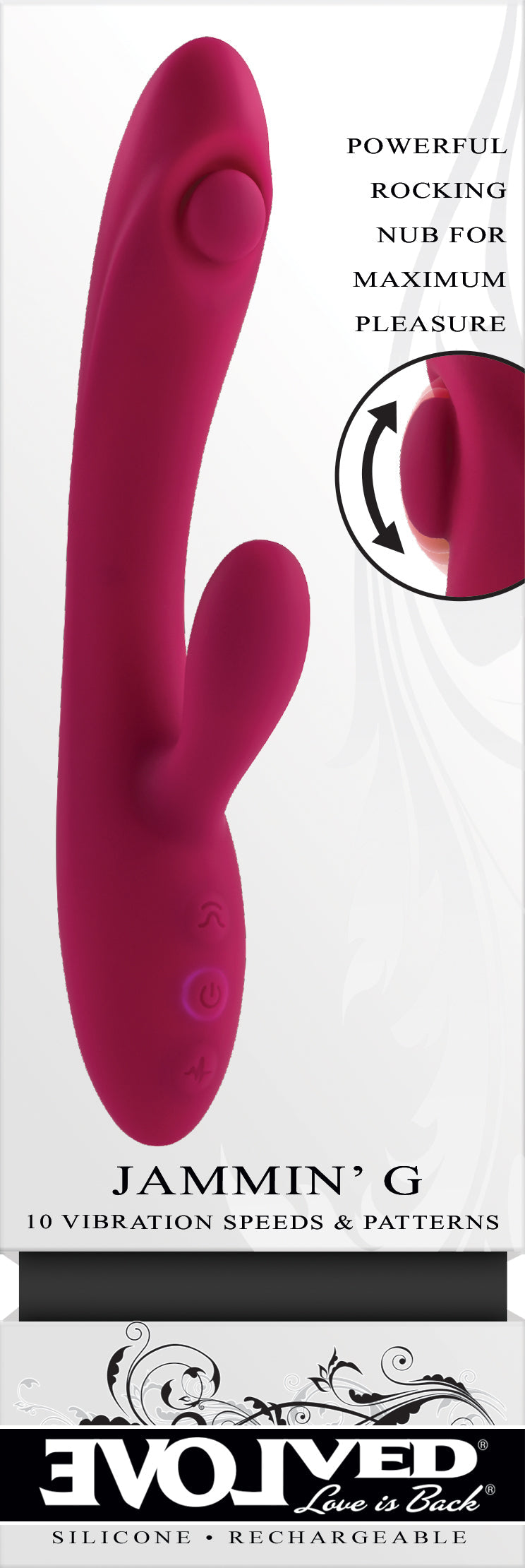 Jammin' G for G-Spot Stimulation - Fuchsia