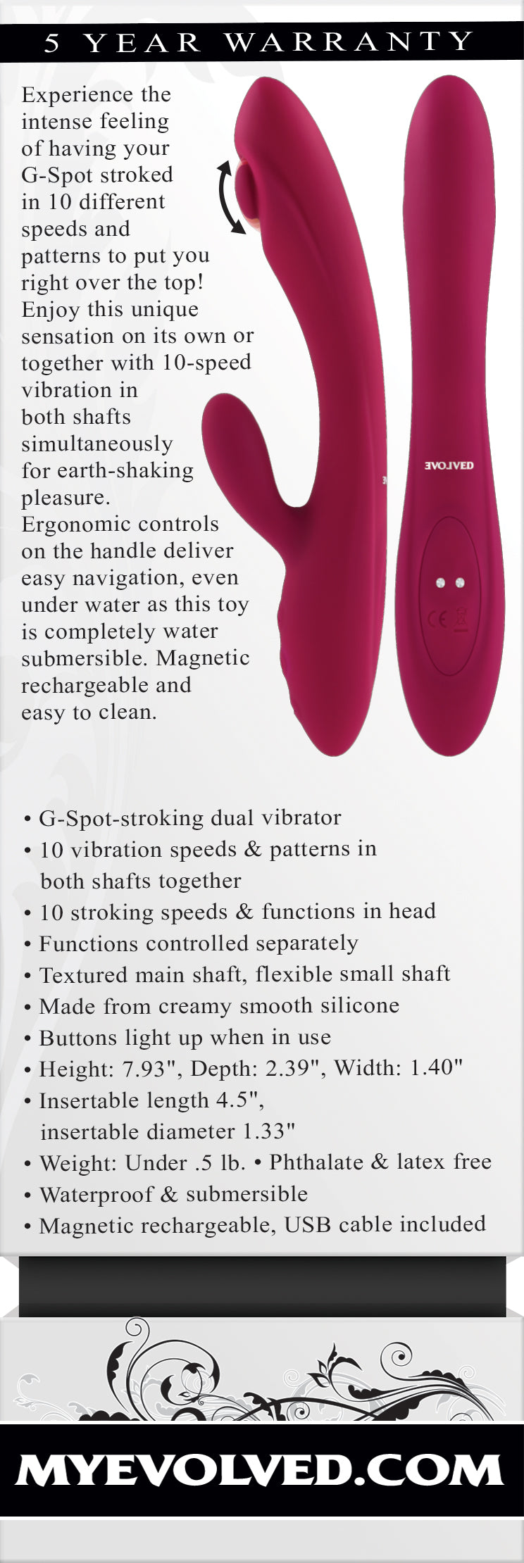 Jammin' G for G-Spot Stimulation - Fuchsia