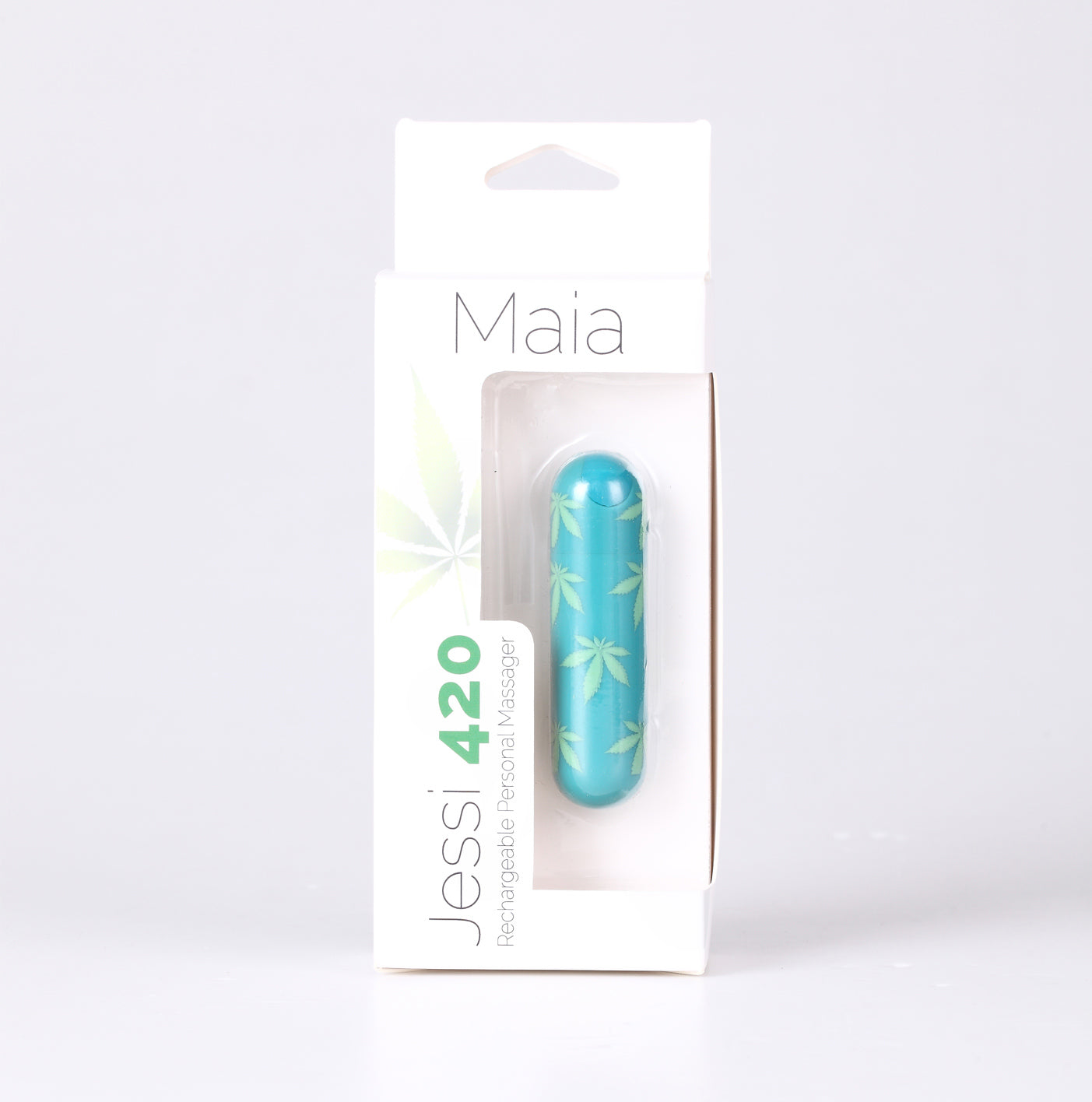 Jessi 420 Series Super Charged Mini Bullet Vibrator Emerald