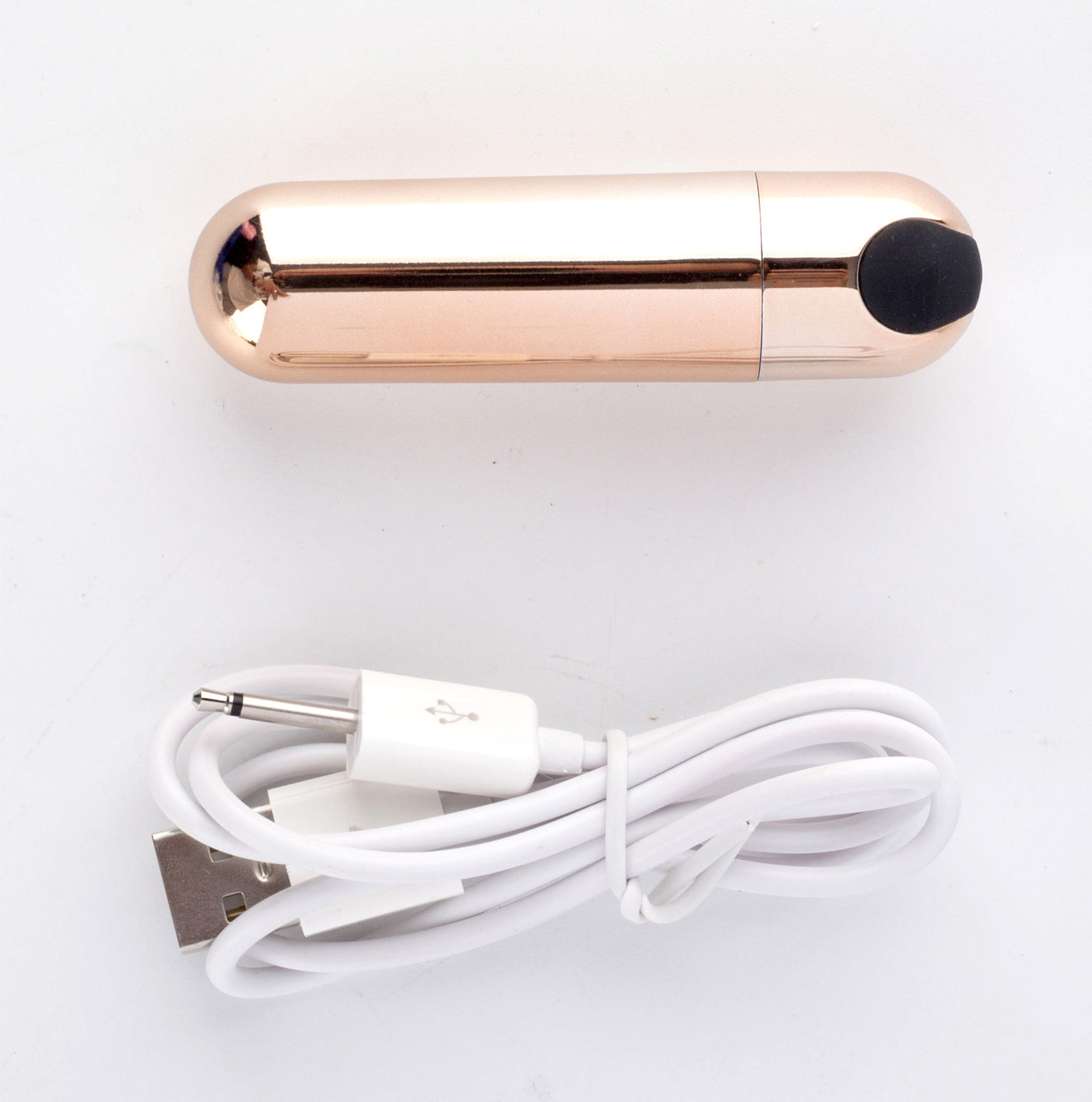 Jessi Gold Super Charged Mini Bullet Vibrator - Rose Gold