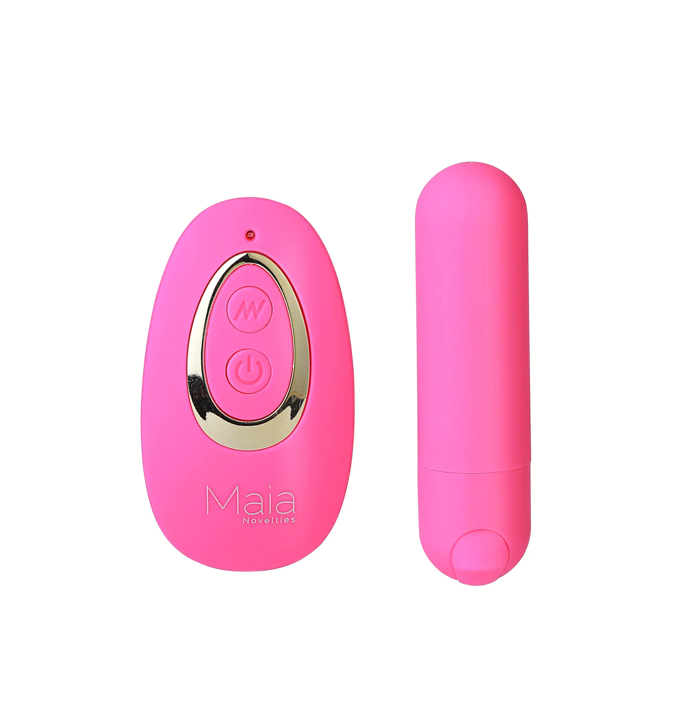 Jessi Pink Remote Mini Bullet Vibrator - Maia Toys