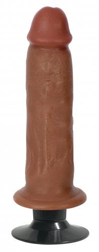 Jock Bareskin Vibrating Latte Dildo 6in