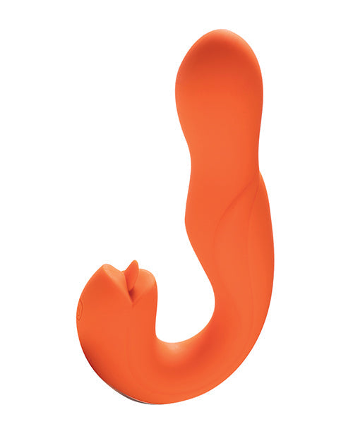 Joi Rotating Head G-spot Vibrator & Clit Licker Orange