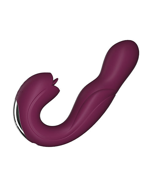 Joi Rotating Head G-spot Vibrator & Clit Licker Purple