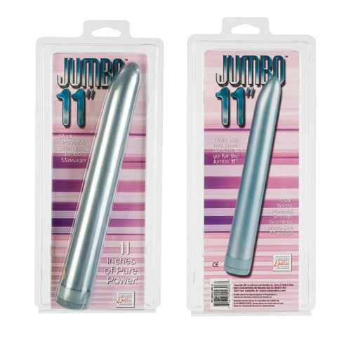 Jumbo 11 Inches Massager - Platinum Platinum